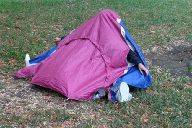 Кеды - палатка